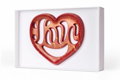 para regalar con mensaje de LOVE . Elaboradas con . Chocolate artesano . con diseño original y exclusido de Chocoletters